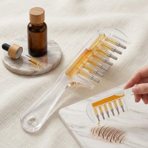 Essential Oil Applicator Comb & Scalp Massager
